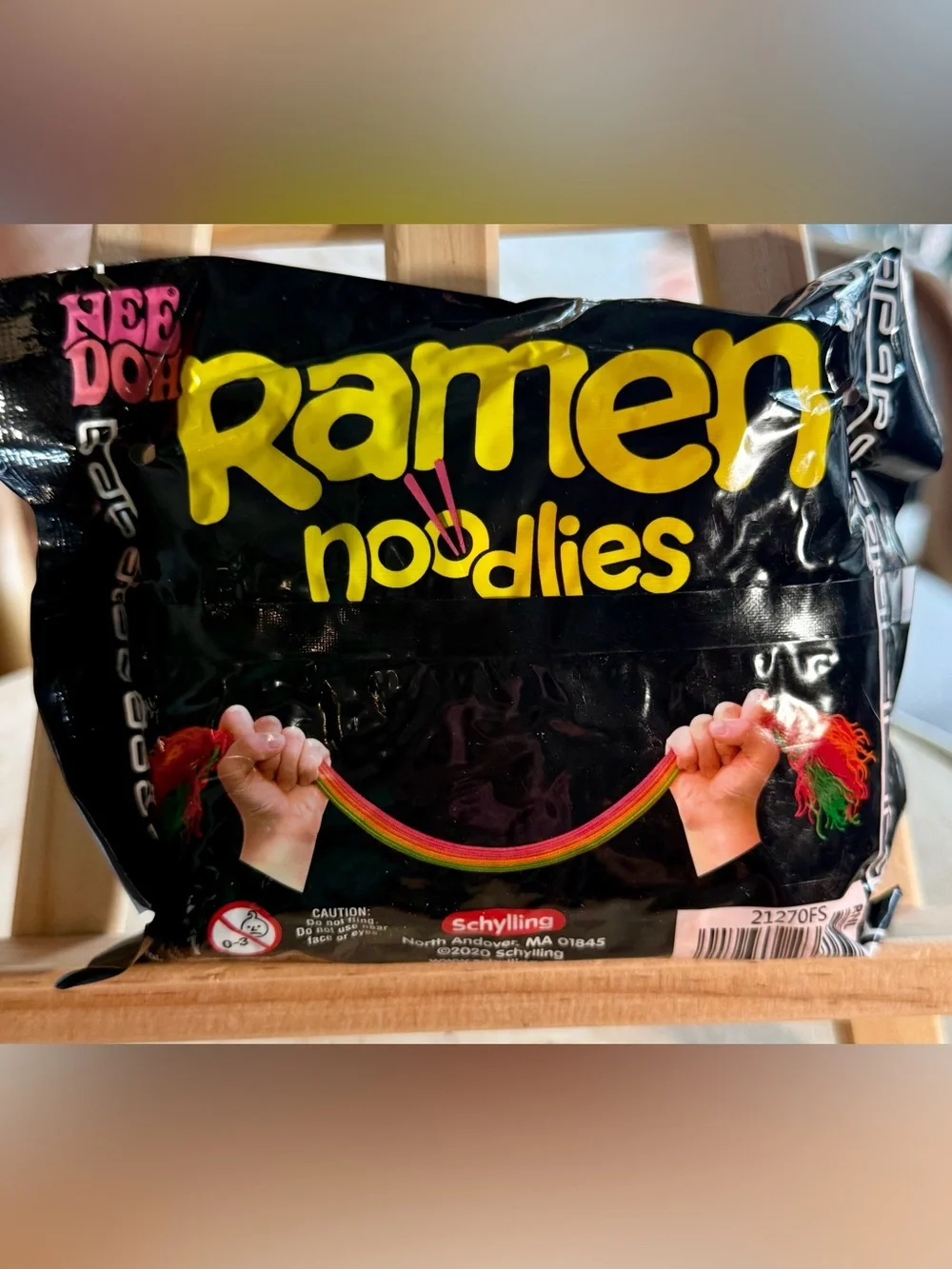 NeeDoh Ramen Noodles Display Box w/ 12 Sealed Packs Schylling Viral